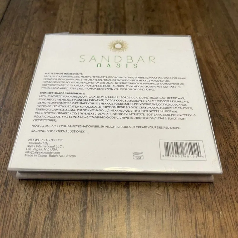 Sandbar Oasis Eyeshadow Palette